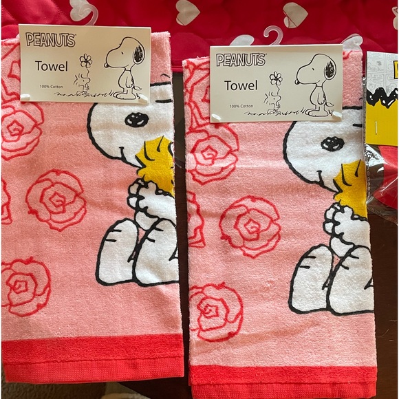 Peanuts Holiday Snoopy Kitchen Towels 2 Poshmark